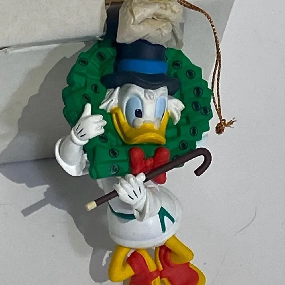 Disney Scrooge McDuck Christmas Ornament Money Wreath DuckTales Holiday Decor